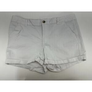 SO Womens Juniors Shorts Size 17 White Chino